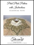 Tutu Plate Pattern - Petal Plate Design for Classical Tutus