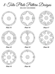 Download - 8 Classical Tutu Plate Designs with Instructions