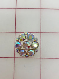 Button - Crystal AB 1-inch Close-Out