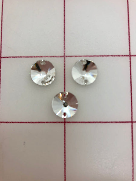 Rhinestones - 10mm Swarovski Round Crystal Sew-Ons