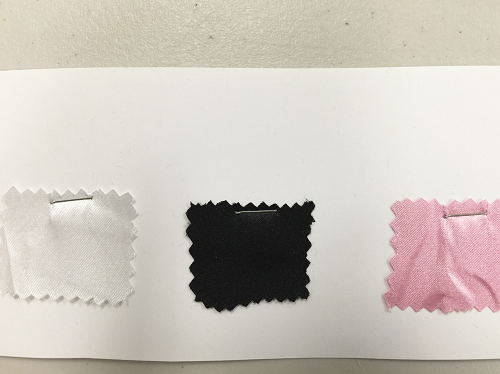 Sample Card: Stretch Satin