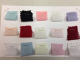 Sample Card: Polyester Double Georgette