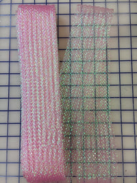 Horsehair: 2.25 inch Waffle Ribbon Light Pink