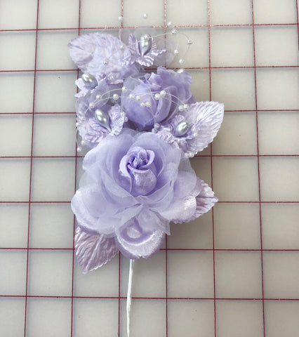 Flowers - Roses with Pearls Lavender