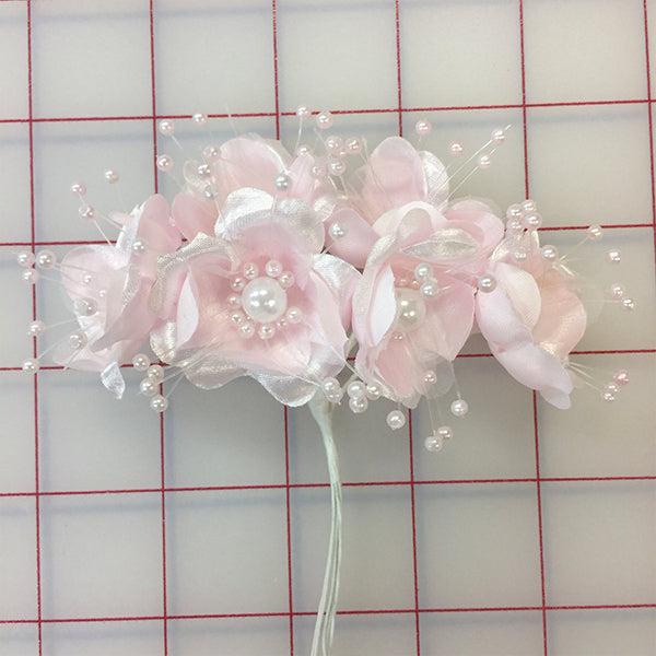 Flowers - Pink with Pearls