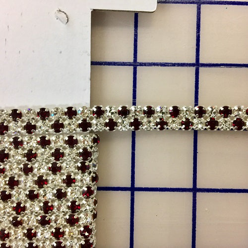 Rhinestone Banding - Czech 2-Row Siam and Crystal
