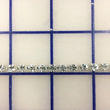 Rhinestone Trim - #18CS Czech Chain 18ss Crystal on Silver