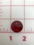Rhinestones - 22mm Czech Siam Ruby Round Sew-On 3PK