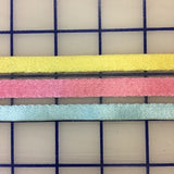 Ribbon on Hosehair - 1.5-inch Yellow Pink and Blue
