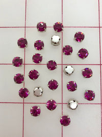 Rhinestones - 29SS Swarovski Amethyst Chaton Montees 24-PK