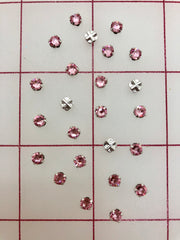 Rhinestones - 16SS Swarovski Rose Montees Light Rose (Light Pink)