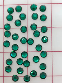 Rhinestones - 34ss Hot Fix Swarovski Emerald Per 36PK