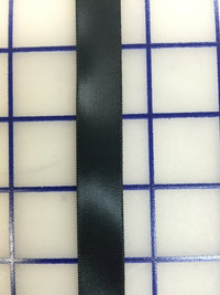 Single Face Satin Ribbon - 5/8-inch Black