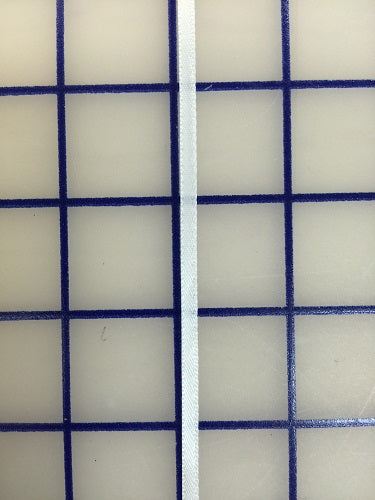 Single Face Satin Ribbon - 1/8-inch White