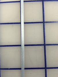 Single Face Satin Ribbon - 1/8-inch Millenium Silver