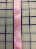 Single Face Satin Ribbon - 7/8-inch Swiss Pink