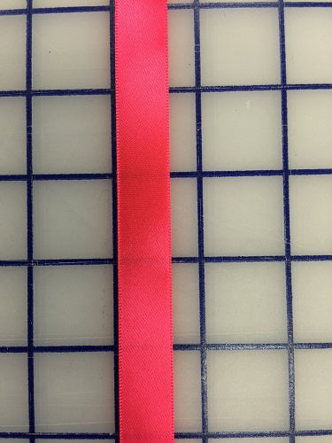 Single Face Satin Ribbon - 5/8-inch Dazzle Pink