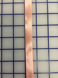 Single Face Satin Ribbon - 5/8-inch Peach