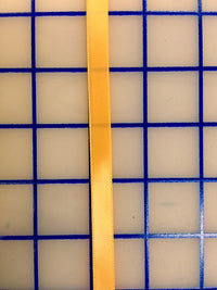 Single Face Satin Ribbon - 3/8-inch Tangerine