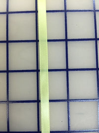 Single Face Satin Ribbon - 1/4-inch Maize
