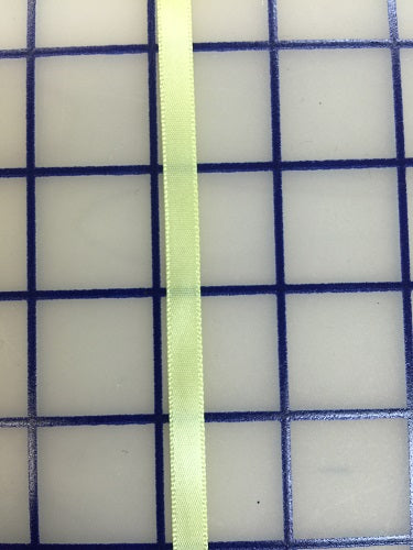 Single Face Satin Ribbon - 1/4-inch Maize