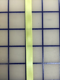 Single Face Satin Ribbon - 3/8-inch Maize