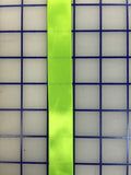 Single Face Satin Ribbon - 7/8-inch Neon Lime