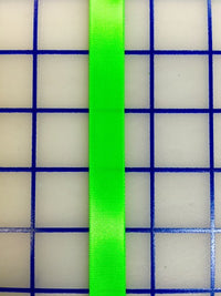 Single Face Satin Ribbon - 5/8-inch Neon Green