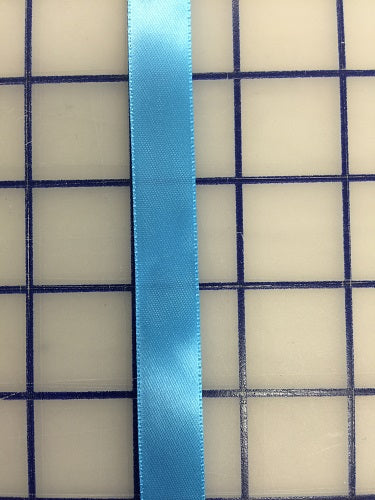 Single Face Satin Ribbon - 5/8-inch Bluebell