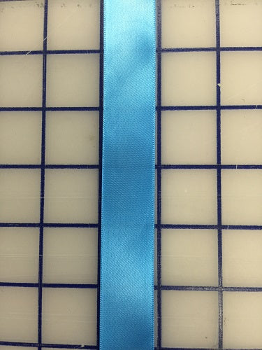 Single Face Satin Ribbon - 7/8-inch Bluebell