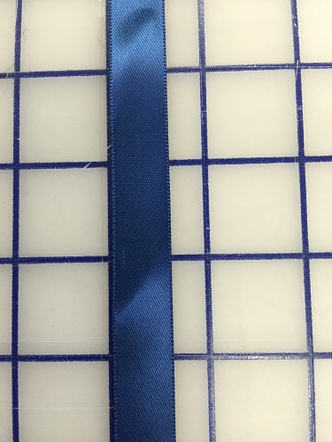 Single Face Satin Ribbon - 5/8-inch Light Navy