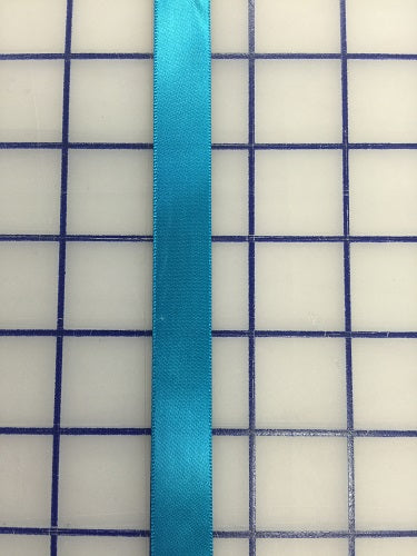 Single Face Satin Ribbon - 5/8-inch Sapphire