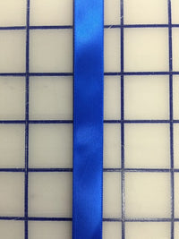 Single Face Satin Ribbon - 5/8-inch Electric Blue