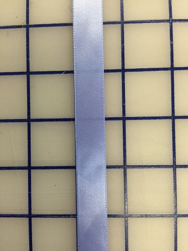 Single Face Satin Ribbon - 5/8-inch Blue Iris