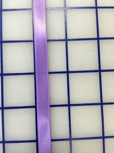 Single Face Satin Ribbon - 3/8-inch Grapewine