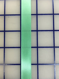 Single Face Satin Ribbon - 5/8-inch Mint Green