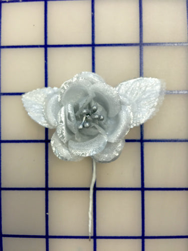Flowers - Small Rose Silver