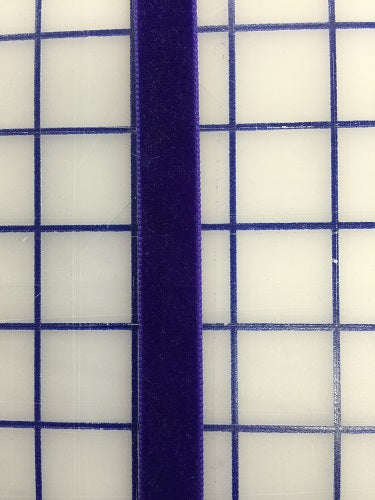 Velvet Ribbon - 5/8-inch Plum