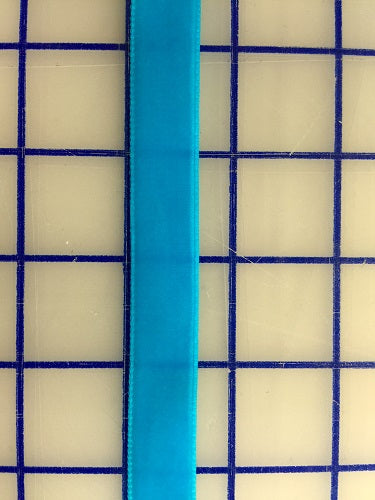 Velvet Ribbon - 5/8-inch Turquoise