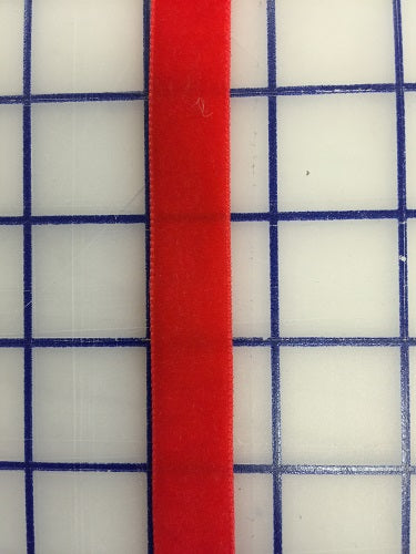 Velvet Ribbon - 5/8-inch Tomato