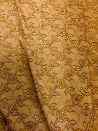Stretch Lace - 60-inches Wide Fancy Golden Close-Out