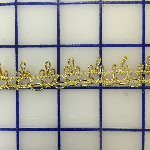 Metallic Trim - 1/2-inch Loopy Trim Gold Close-Out