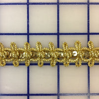 Metallic Trim - 3/4-inch Gold on Gold