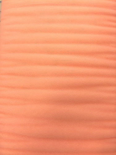 Tulle - 108-inches Wide Peach
