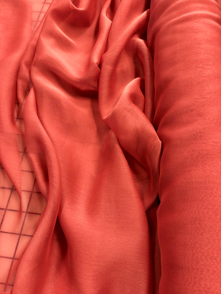 Poly Chiffon Two Tone - 58-inches Wide D. Coral