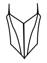 Unfinished Bodice Kit: Adult 6 Piece