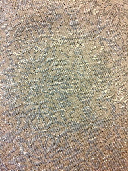Brocade - 60-inches Wide Pale Gold and Silver