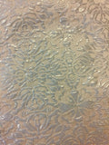 Brocade - 60-inches Wide Pale Gold and Silver