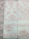 Fancy Lace - Border Lace 52-inches Wide Light Pink