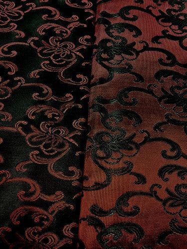 Brocade - 58-inches Wide Satin Wine